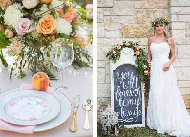 Peach + Blush Garden Wedding Inspiration {Shelly Taylor Photography} 12
