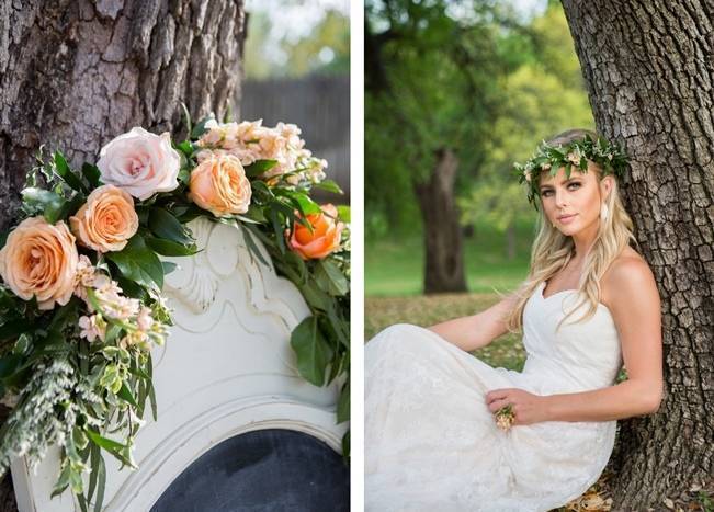 Peach + Blush Garden Wedding Inspiration {Shelly Taylor Photography} 14
