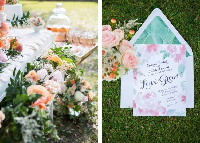 Peach + Blush Garden Wedding Inspiration {Shelly Taylor Photography} 6