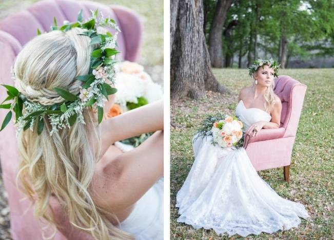 Peach + Blush Garden Wedding Inspiration {Shelly Taylor Photography} 8
