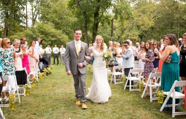Rustic Outdoor Yellow and Grey Wedding {Idalia Photography} 19