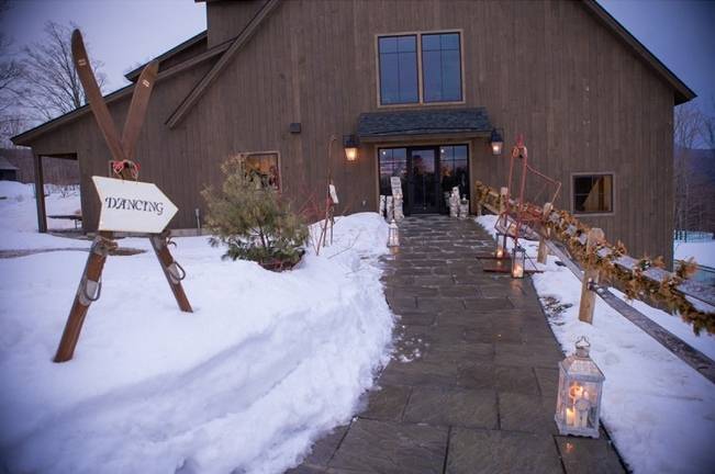 Snowy Winter Wedding in Vermont {Kathleen Landwehrle Photography} 20