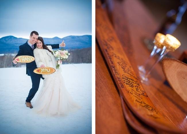 Snowy Winter Wedding in Vermont {Kathleen Landwehrle Photography} 27