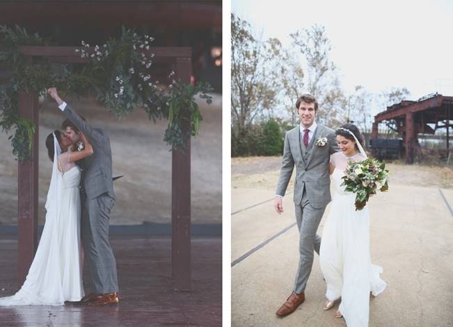 Artsy Industrial Wedding with Rustic + Vintage Details {j.woodbery photography} 14