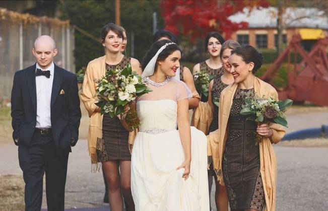Artsy Industrial Wedding with Rustic + Vintage Details {j.woodbery photography} 7
