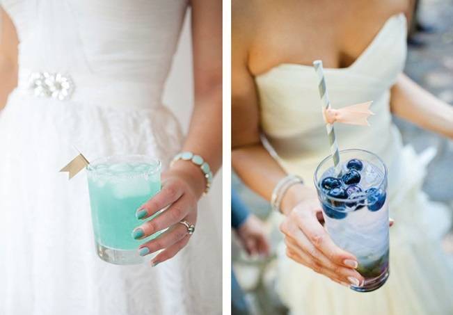 Blue cocktails for your something blue