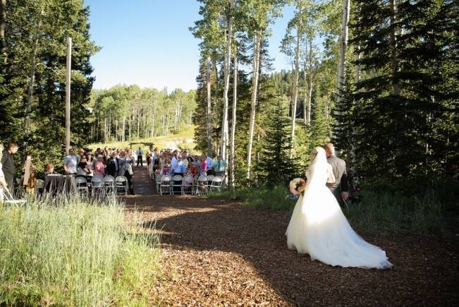 Pink + Peach Mountain Wedding at Canyons Resort {Pepper Nix Photography} 11