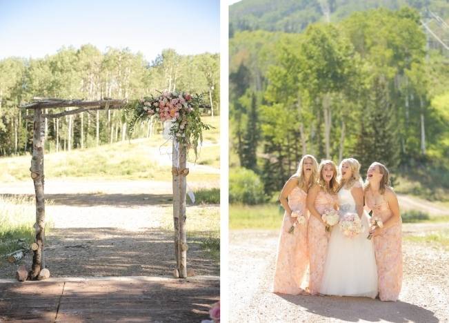 Pink + Peach Mountain Wedding at Canyons Resort {Pepper Nix Photography} 8