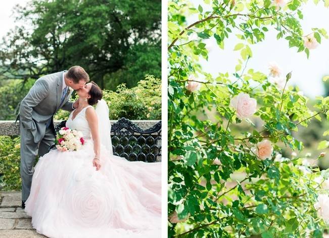Vibrant Spring Garden Wedding Inspiration with Blush Gown 13