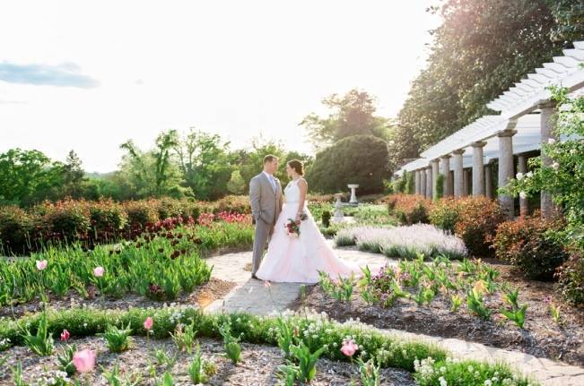 Vibrant Spring Garden Wedding Inspiration with Blush Gown 6