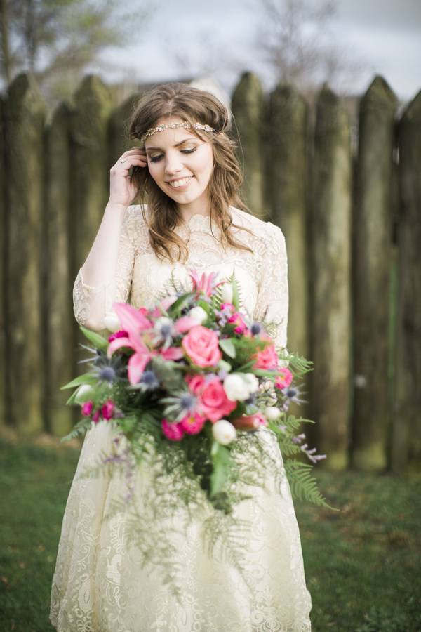 Get This Look: Blooming Floral Bridal 229