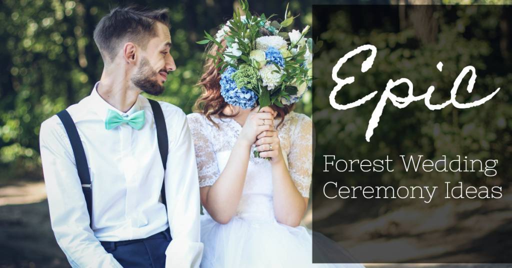 Epic Forest Wedding Ceremony Ideas 11