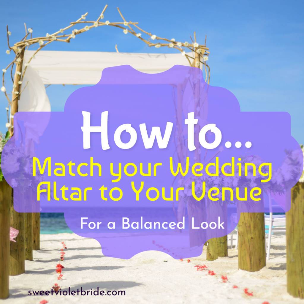 How to Match your Wedding Altar to Your Venue for a Balanced Look 89