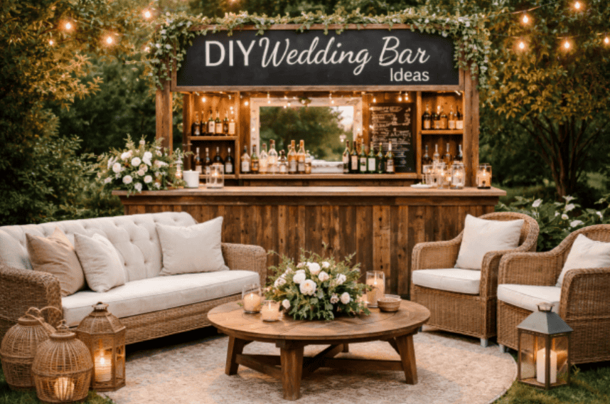 DIY Project: How to Create an Epic Wedding Bar 1