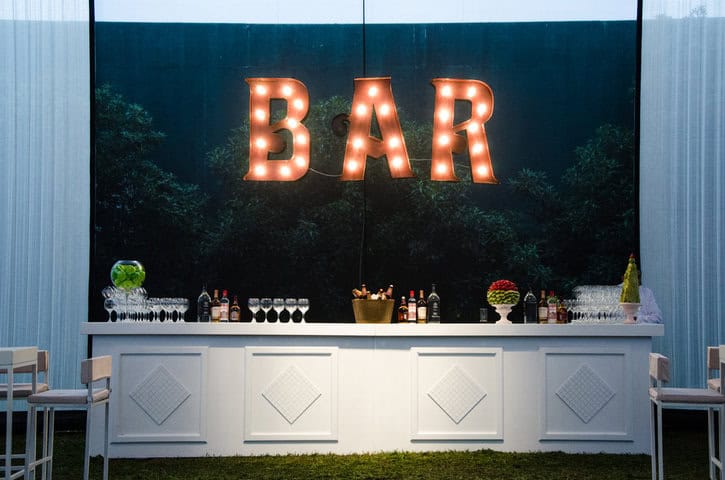 DIY Project: How to Create an Epic Wedding Bar 3