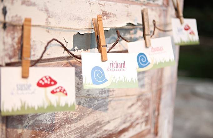 woodland placecards