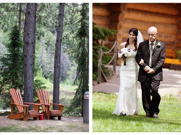 rustic woodland wedding
