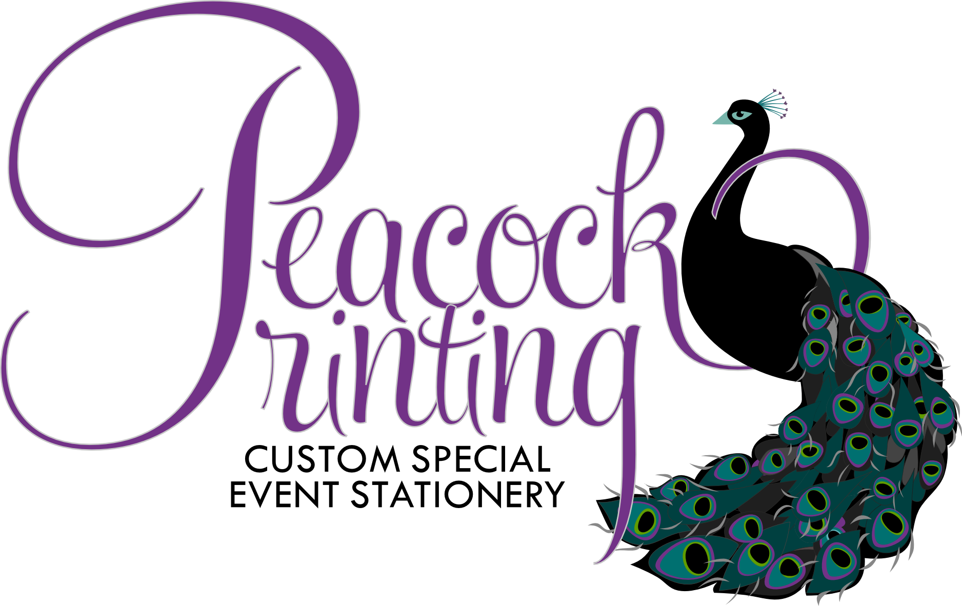 Peacock Printing - Sweet Violet Bride