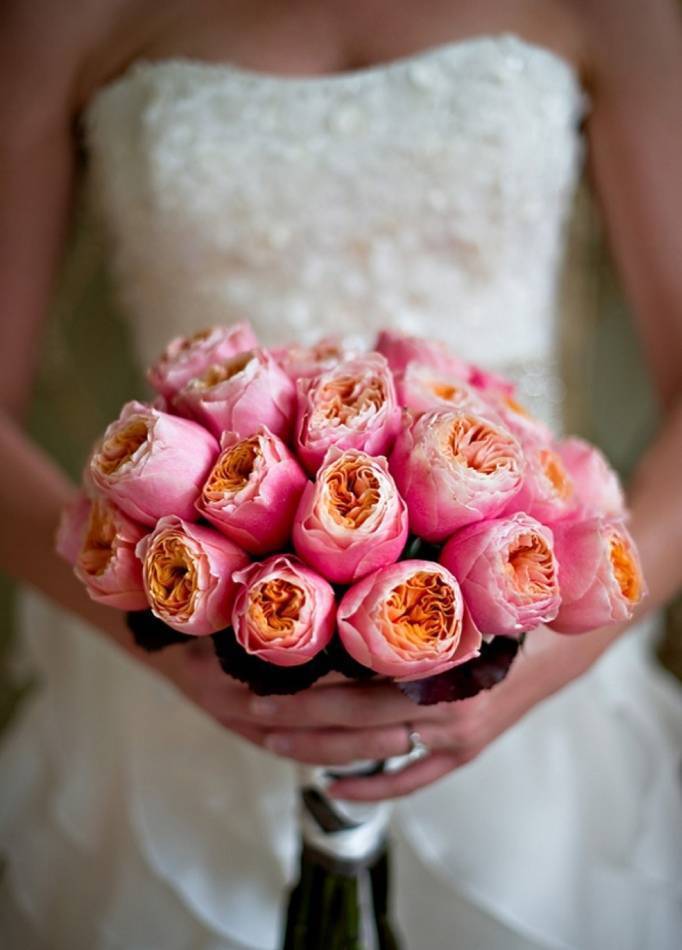 pink and orange bouquet