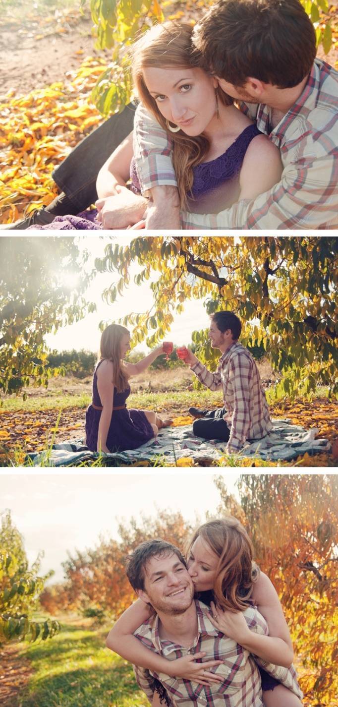 Fall Orchard Picnic Engagement from Audra Wrisley Photography 20
