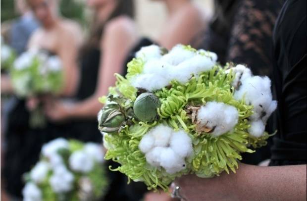 Cotton Wedding Bouquet Inspiration 11