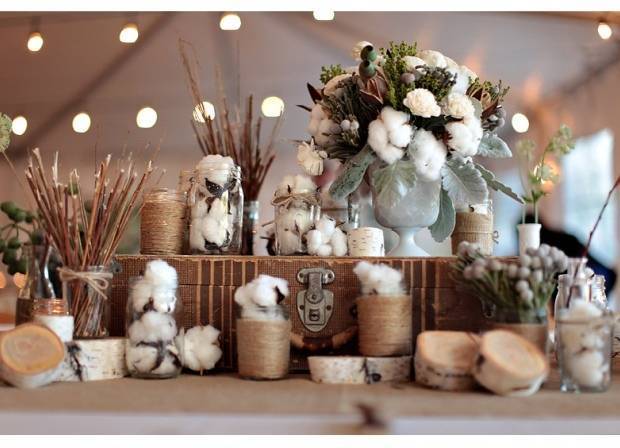 cotton wedding theme