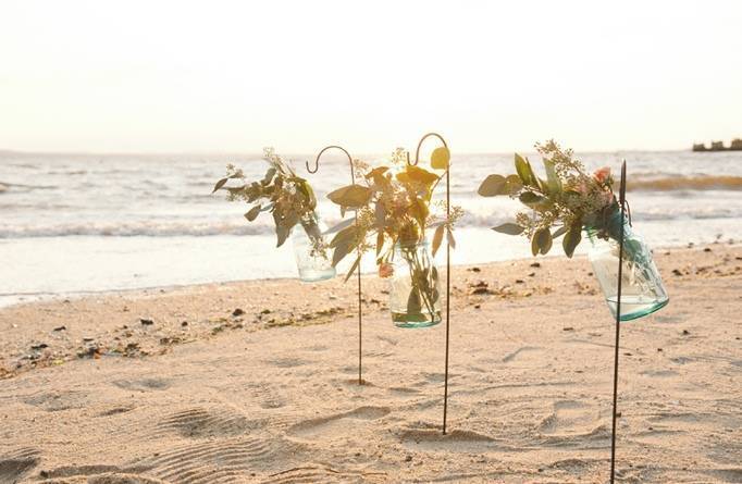 Sunset Styled Beach Wedding 19