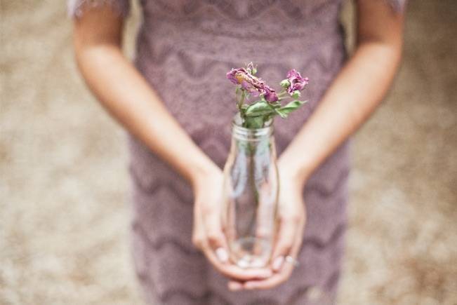 dried wedding flower arrangements