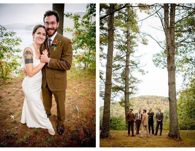 Vermont Lakeside Forest Wedding {from Ampersand Photography} 15