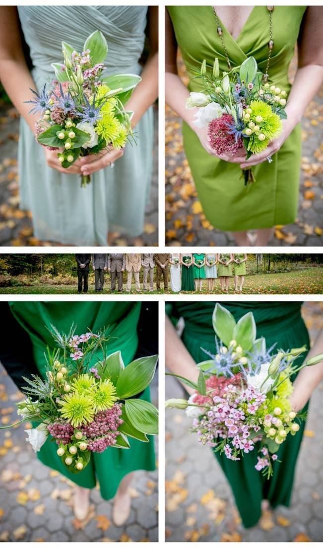 wildflower wedding bouquets