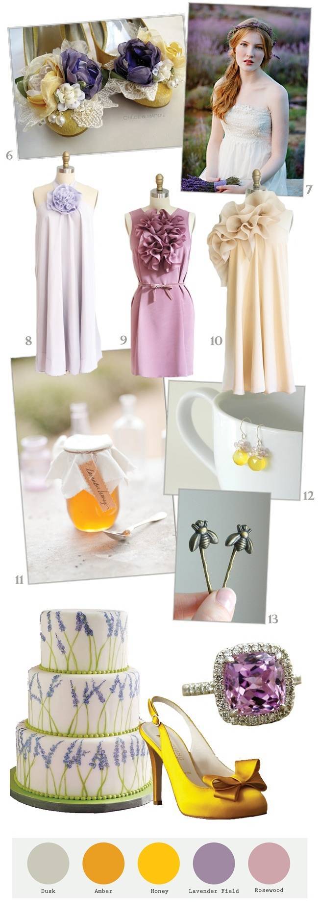 Lavender + Honey Wedding Inspiration