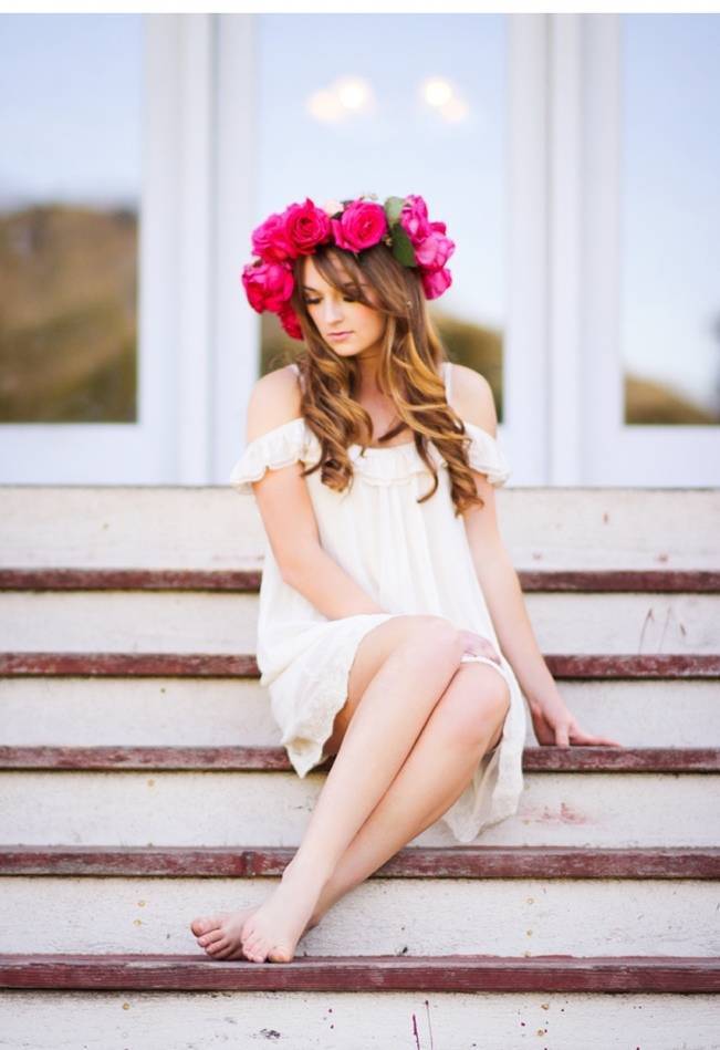 Get the Look: Flower Crown Bride {from a.w. Photography} 11