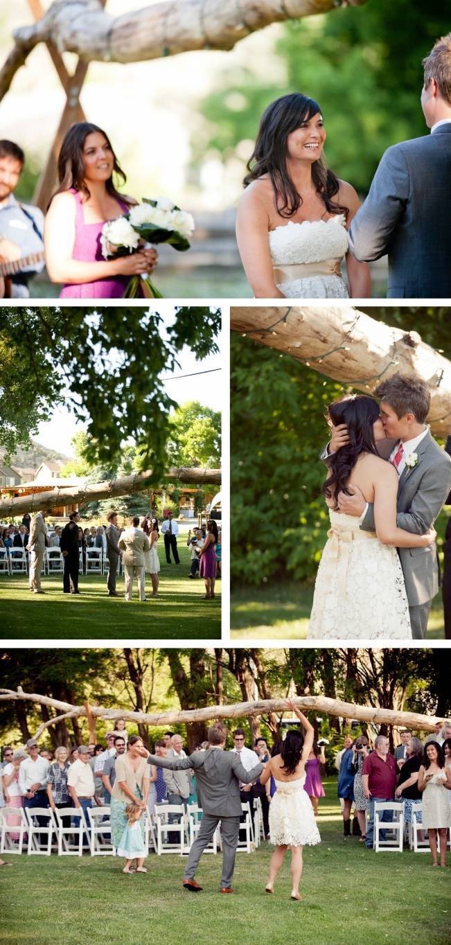 relaxed wedding ceremony