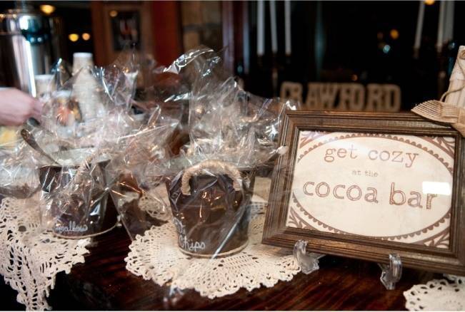 cocoa bar wedding
