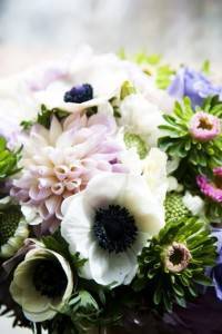 anemone wedding bouquet