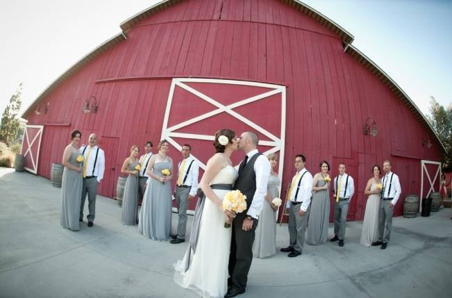 red barn wedding