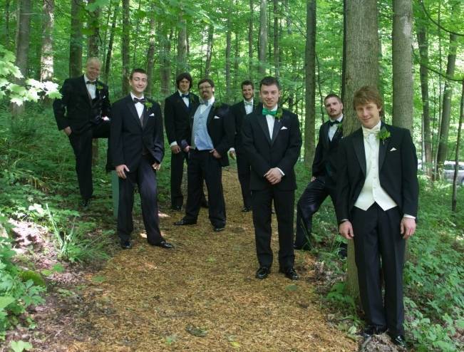 woodsy groomsmen