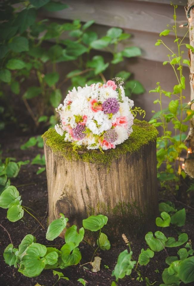woodland wedding bouquet