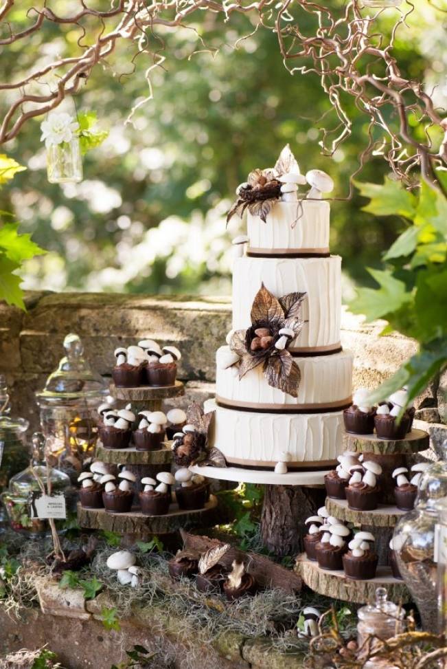 Woodland Wedding Cake Inspiration
