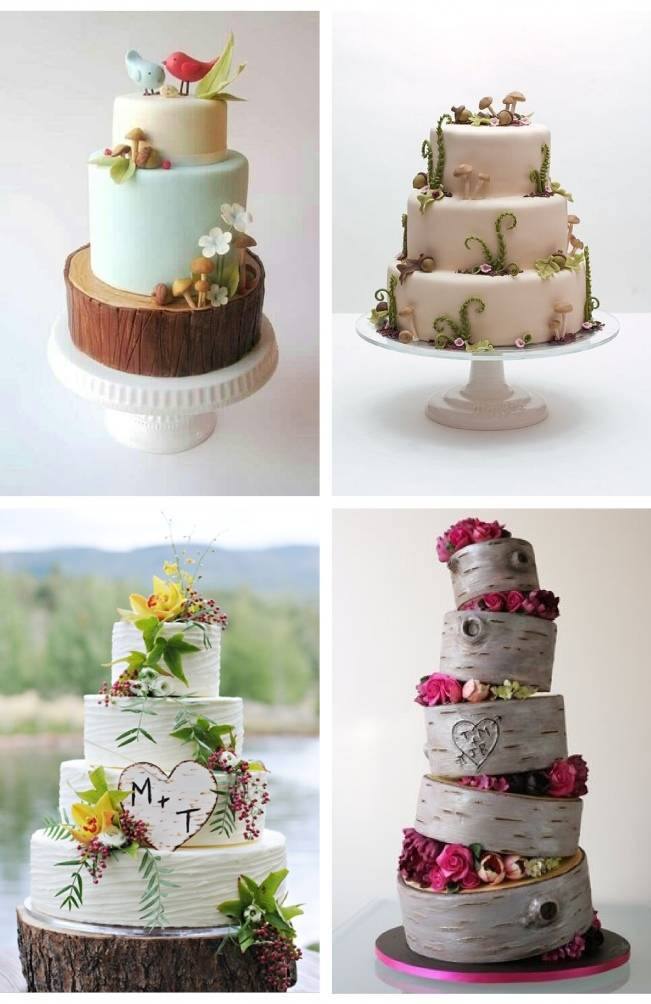 whimsical woodland cakes