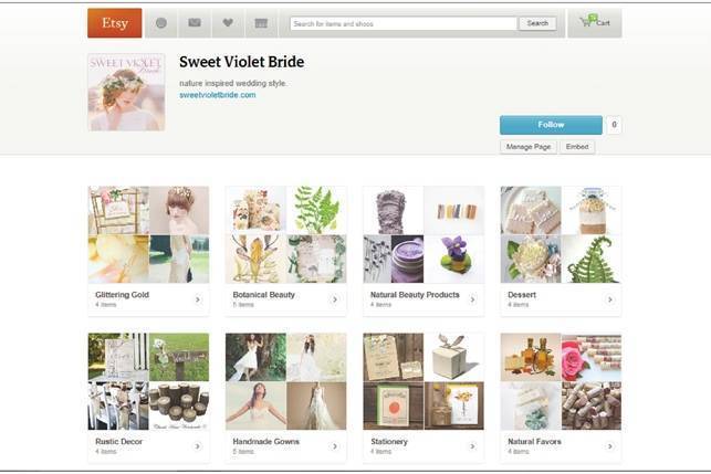 We’re on Etsy! Follow and See Our Handmade Wedding Favorites