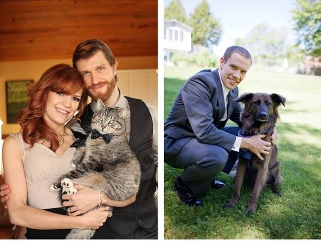 pets in the wedding party