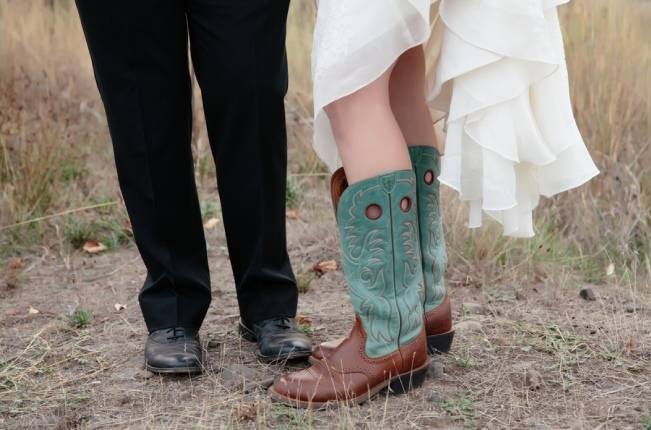 turquoise cowboy boots