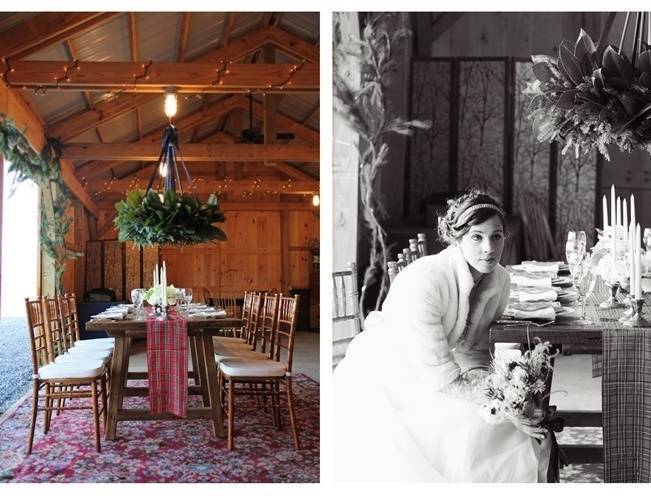Rustic Vintage Winter Wedding Style {dKin Photography} 14