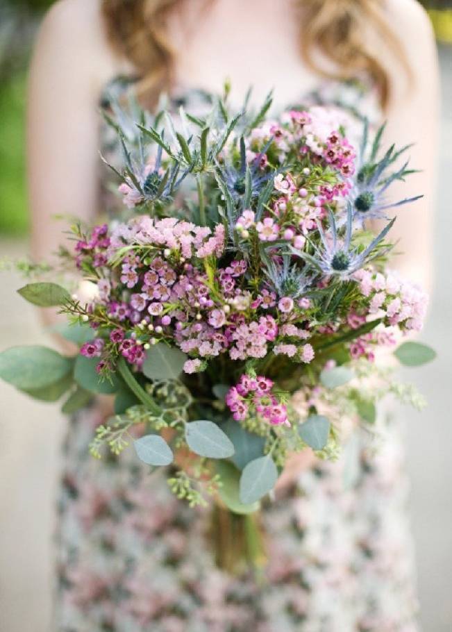 17 Beautiful Wildflower Wedding Bouquet Ideas
