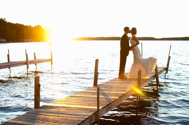 Rustic Minnesota Lakeside Wedding {Erin Johnson Photography} 1