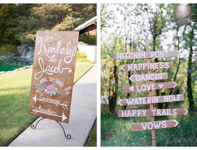 16 Awesome Rustic Wedding Signs 8