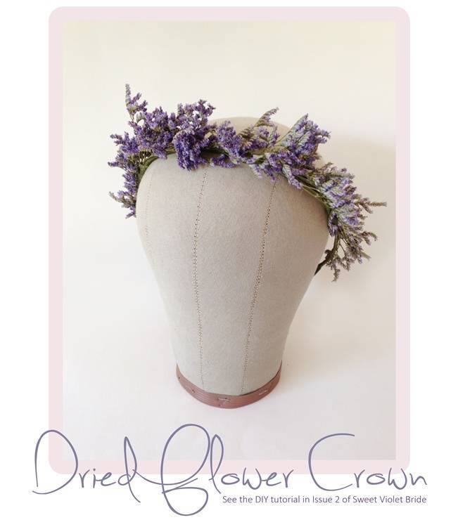 Dried Flower Crown DIY Tutorial