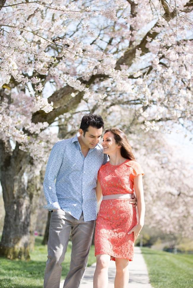 Vancouver Cherry Blossom Engagement {Maru Photography} 3