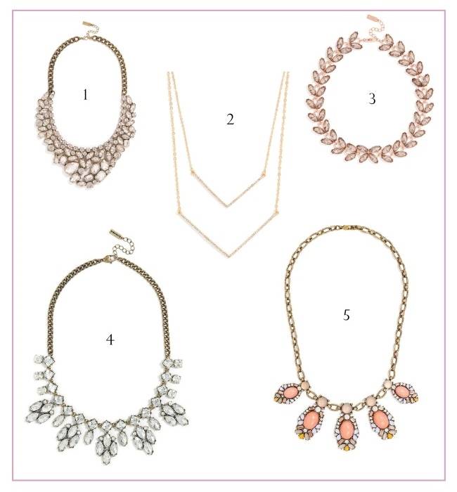 Bauble Bar Necklaces - Bridal Picks